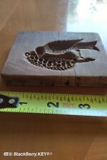 ANTIQUE WOOD CARVED COOKIE MOLD SPRINGERLE SPECULAAS BOARD PRESS GINGERBREAD picture