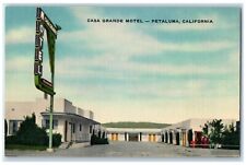 c1950's Casa Grande Motel Roadside Petaluma California CA Vintage Postcard picture