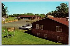 Vintage Postcard NC Glendale Springs Lee's Lodge 50s Cars Restaurant ~13441 picture