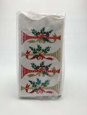 Vintage Contempo Facial Tissue Guest Towel Napkins Pack Of 12 New Christmas picture