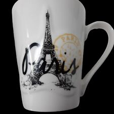 Starbucks Paris Coffee Mug  Eiffel Tower Raised Chocolate Dishwasher Microwave picture