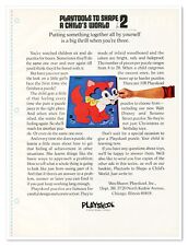 Playskool Puzzles Playtools Series #2 Vintage 1973 Full-Page Magazine Ad picture
