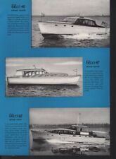1947 ELCO MOTORBOAT YACHT EXPRESS CRUISER DIESEL ENGINE CABIN SHIP AD 10517 picture