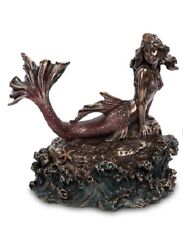 Mermaid Fairy Tale Nude girl Box, figurine made of artificial stone 2771u picture