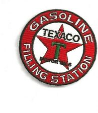 NEW 3 INCH TEXACO GASOLINE FILLING STATION IRON ON PATCH  picture