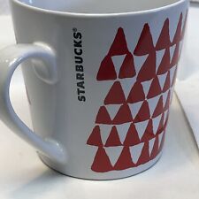 2016 STARBUCKS Brand 14.2OZ COFFEE MUG Cup Red / White Tree’s Christmas picture
