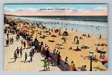 Mission Beach CA-California, Scenic Aerial, Vintage Postcard picture