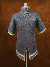 9mm Chainmail shirt, 9mm Flat Riveted With Solid rings Chainmail shirt, hauberge picture