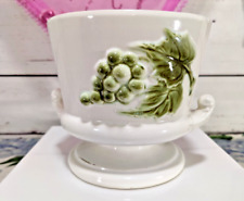 1950s Vintage Hull USA Tokay Green Grapes Planter Vase 5.5
