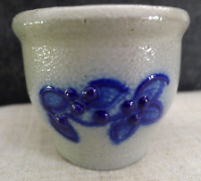 SALMON FALLS Votive Candle Holder Blueberries Stoneware Pottery picture