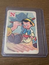 WALT DISNEY 🎥 1940 Castell PINOCCHIO Card Game Card VERY RARE DISNEYANA picture