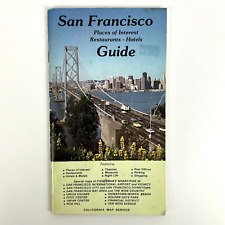 Vintage San Francisco Travel Brochure 1982 Restaurants Hotels Places of Interest picture
