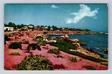 Pacific Grove CA-California, Ocean View Boulevard Pacific Ocean Vintage Postcard picture
