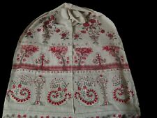 Handmade ceremonial antique Ukrainian towel with embroidery picture