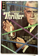 Boris Karloff Thriller Gold Key OCTOBER 1962 Horror Rare picture