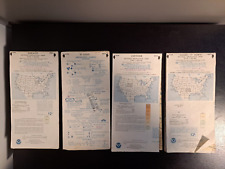 LOT 12 Vintage Sectional Aeronautical Charts 1970s-1980s picture
