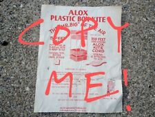 Vtg 1950s 1960s Alox “Mr. Big” plastic box kite instruction sheet picture