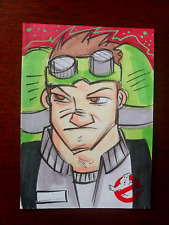 🔥Cryptozoic Ghostbusters 2016 Original Sketch Card By Leo Perez HAND-DRAWN 1/1 picture