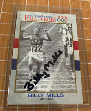 Billy Mills Autographed Signed 1991 Impel U.S. Olympicards Hall of Fame - #24  picture