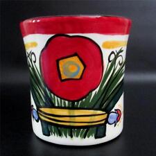 Kelly Jo For Nordstrom Mug Hand Painted Signed Floral Design Coffee Cup picture