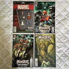 MONSTERS UNLEASHED #1, 2, 3, & 4 - 2017 MARVEL COMIC BOOK KID KAIJU SERIES 2 picture