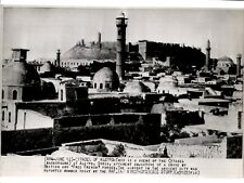 LG54 Oversize AP Wire Photo CITADEL OF ALEPPO SYRIA WHERE RAF BOMBED AIRPORT picture