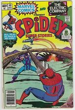 SPIDEY SUPER STORIES 40 VFNM 1979 ELECTRIC CO AMAZING SPIDERMAN 1974 SERIES LB5 picture