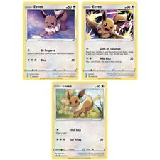 Pokemon Eevee Black Star Promo Holo Cards Pack of 3 - SWSH127 SWSH118 SWSH095 picture