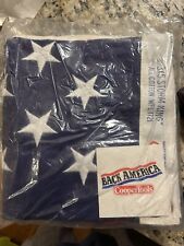 VINTAGE STORM KING AMERICAN FLAG - 50 STARS - 3 X 5 COTTON WPL1712 - MADE U.S.A. picture
