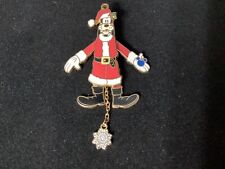 WDW 2002 Spectacle Of Pins Of Santa Goofy Dangle Moves Arms & Legs Pin LE 800 picture