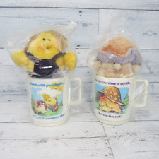Vintage Avon Somersaults 2 Cups & Charlie Barley & Fergus Plush 1986 Lot picture