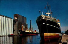 Postcard LaCordillera British Ship Loading Grain Duluth Minnesota  picture