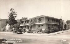 RPPC Old Larkin Home Car Street View  Monterey  CA Real Photo P546 picture