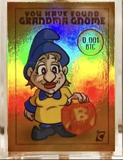 Cardsmiths Currency Bob Ross Crypto Redemption .001 Btc Cardsmiths Gnome Grandma picture