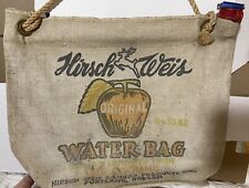 Vintage Hirsch Weis Portland Self Cooling Waterbag Apple Phillips 66 Utah picture