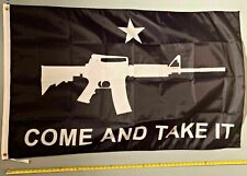 DONALD TRUMP FLAG FREE USA SHIP Come And Take It AK47 Gun Desantis USA Sign 3x5' picture