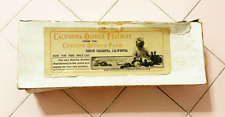 Vintage 1930s Crawston Ostrich Feather Box & Label South Pasadena CA Farm picture