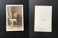 Disderi, Paris, Lord Cowley, English diplomat, circa 1860 vintage cdv albumen p picture