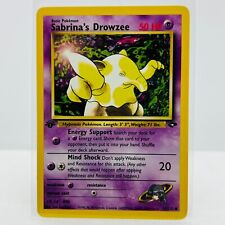 Pokémon Sabrina's Drowzee 1st Edition 95/132 Gym Challenge Common Card NM-MT picture