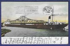 1906 Superior Wis. Str. Perkins/Interstate Bridge Tuck's postcard  picture
