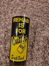 ARUBA 5 INCH TALL Shot Glass REHAB IS FOR QUITTERS picture