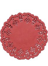 Angels Craft Doilies 60 ct , 4 inches Hot red , +3 years old picture