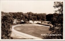 Athletic Field, BIG RAPIDS, Michigan Real Photo Postcard picture
