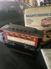 Vtg Jim Beam Beam's dining car decanter in orig box 1982 EMPTY picture