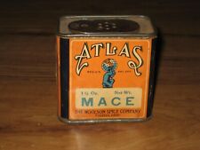 Earlier 1900's Atlas Mace Cardboard & Tin Spice Container-Woolson Spice-Toledo picture
