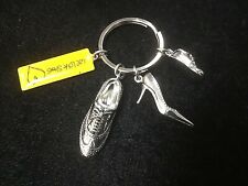 RARE NORDSTROM Key Ring Chain Fob WE LOVE SHOES Silver ONLY GIVEN TO VENDERS picture
