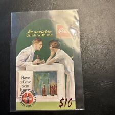 Jb6b Coca-Cola Sprint 10 Minute CAlling Card $10 Be Sociable picture