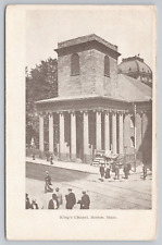 Postcard King's Chapel, Boston, Massachusetts Vintage Undivided Back 1900s picture