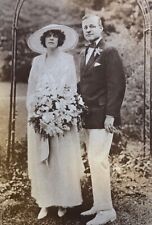 1918 Vintage Magazine Illustration Ray T Baker Director of the Mint With Wife picture
