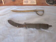INDIAN WARS ERA SKINNING KNIFE MADE FROM A FILE. picture
